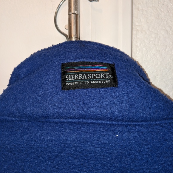 Vintage fleece bomber-style zip up jacket - Picture 3 of 4